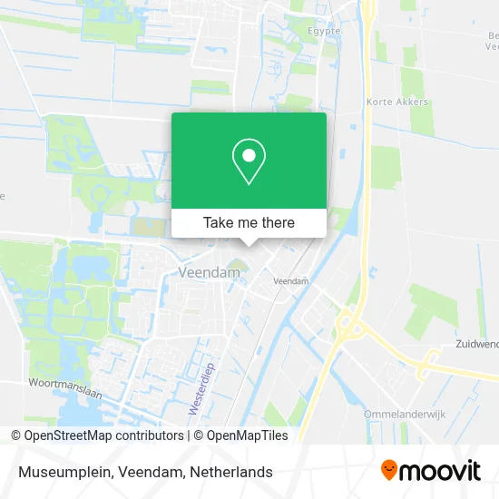 Museumplein, Veendam map