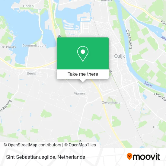 Sint Sebastianusgilde map