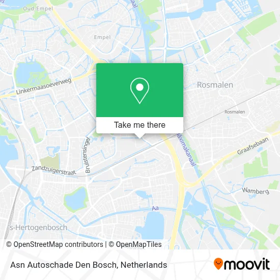 Asn Autoschade Den Bosch map