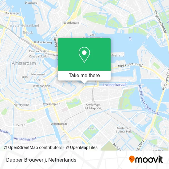 Dapper Brouwerij Karte
