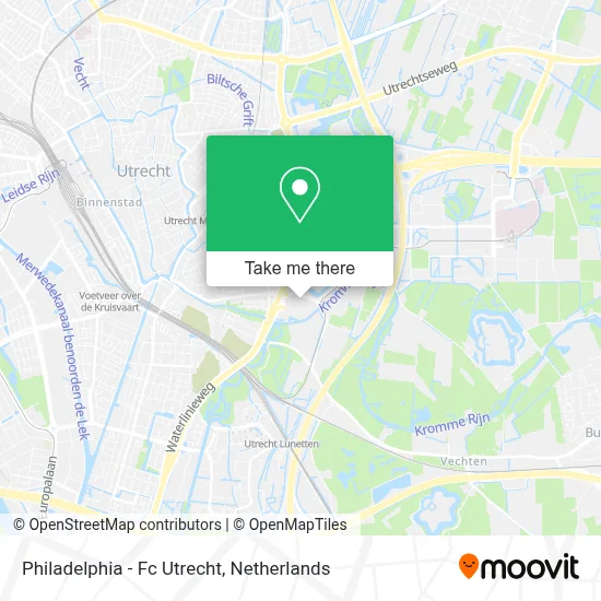 Philadelphia - Fc Utrecht map