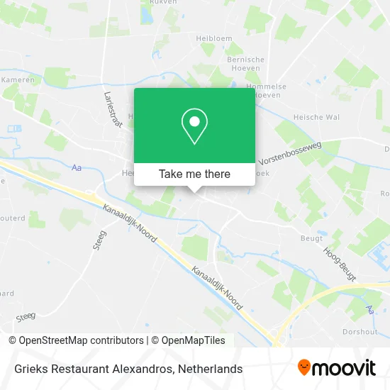 Grieks Restaurant Alexandros map
