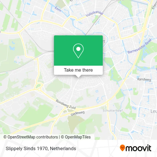 Slippely Sinds 1970 map