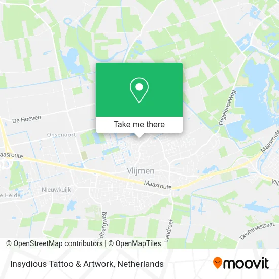 Insydious Tattoo & Artwork map