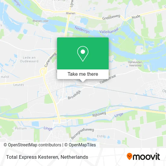 Total Express Kesteren map
