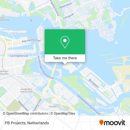 Pb Projects map