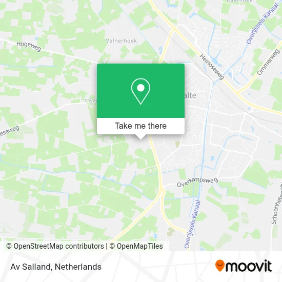Av Salland map