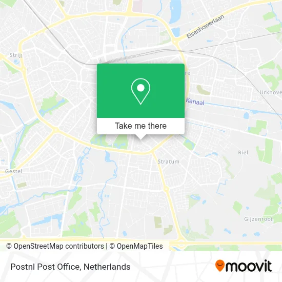 Postnl Post Office map