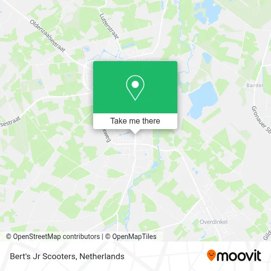 Bert's Jr Scooters map
