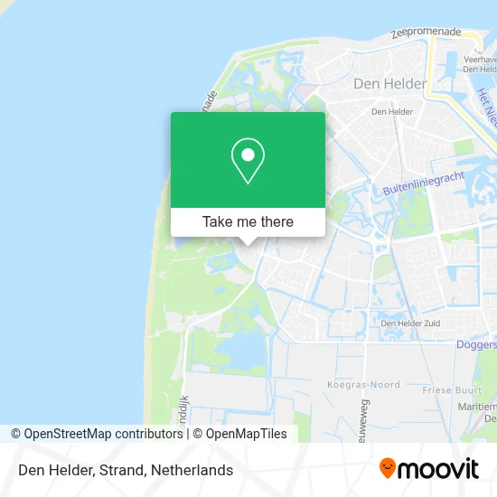 Den Helder, Strand Karte