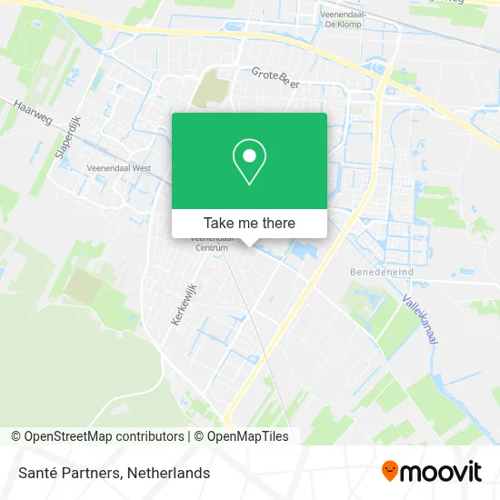 Santé Partners map
