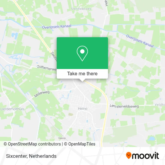 Sixcenter map