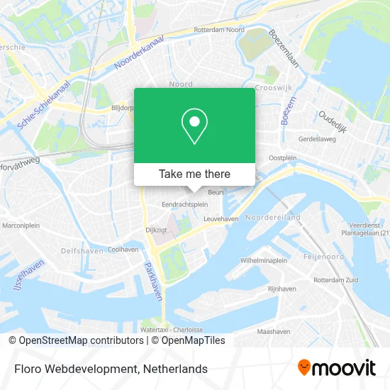 Floro Webdevelopment map