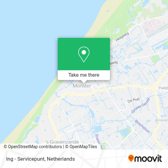 Ing - Servicepunt map