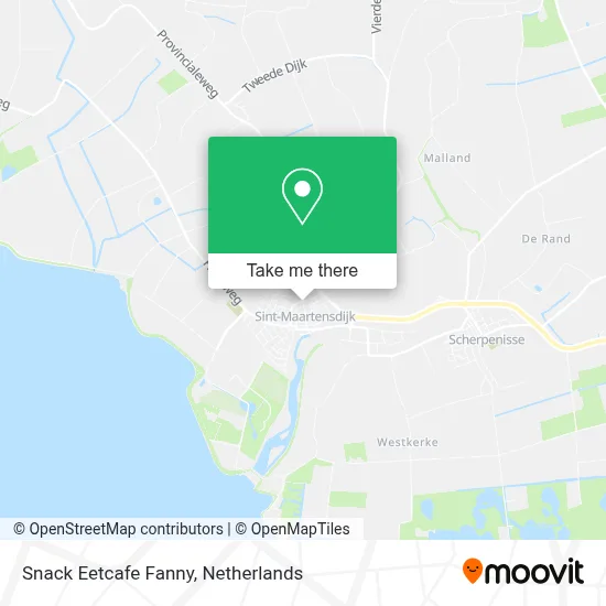 Snack Eetcafe Fanny map