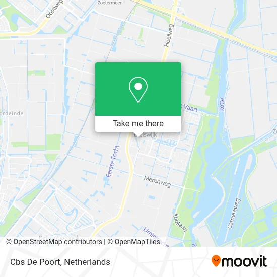 Cbs De Poort map