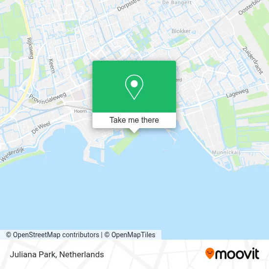 Julianapark map