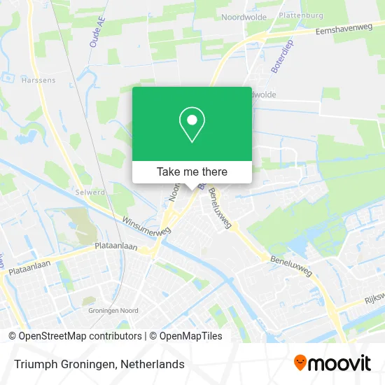Triumph Groningen map