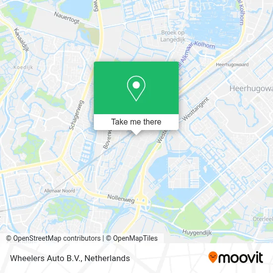 Wheelers Auto B.V. map