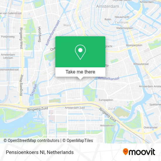 Pensioenkoers Nl map