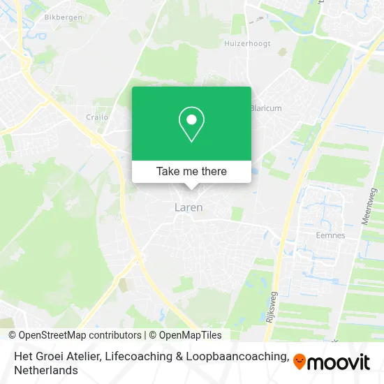 Het Groei Atelier, Lifecoaching & Loopbaancoaching map