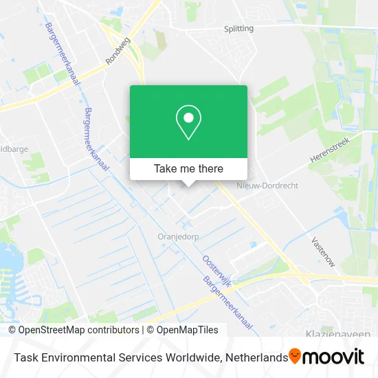 Task Environmental Services Worldwide map