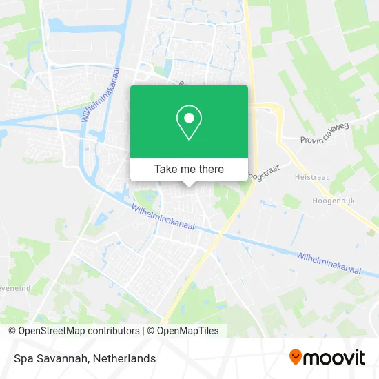 Spa Savannah map