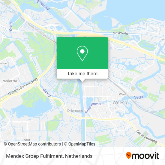 Mendex Groep Fulfilment map