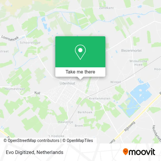 Evo Digitized map