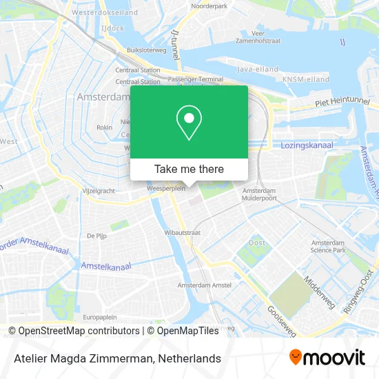 Atelier Magda Zimmerman map