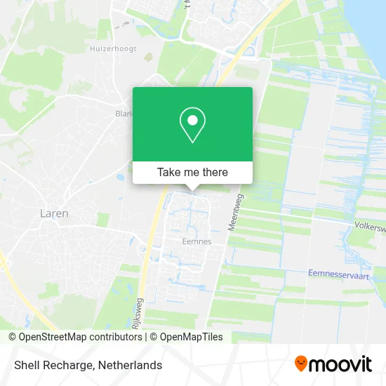 Shell Recharge map