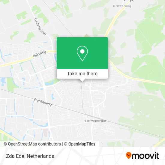 Zda Ede map