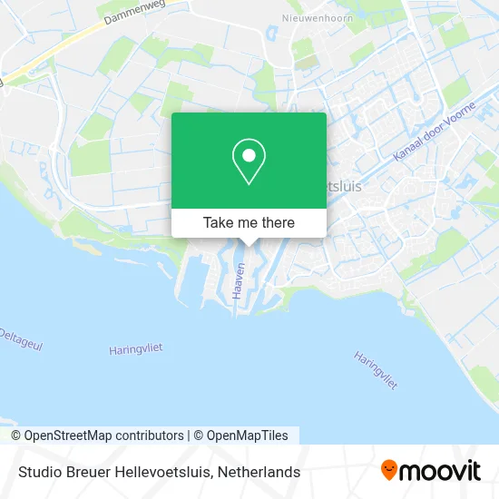 Studio Breuer Hellevoetsluis map