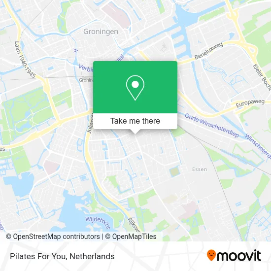 Pilates For You map