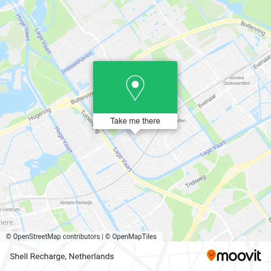 Shell Recharge map
