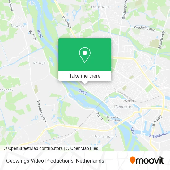Geowings Video Productions map