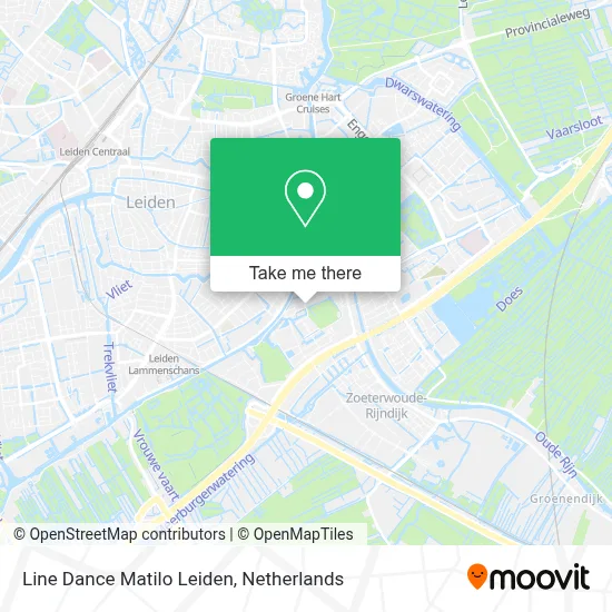 Line Dance Matilo Leiden map