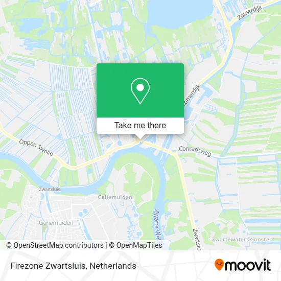 Firezone Zwartsluis map