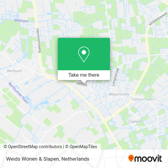 Weids Wonen & Slapen map