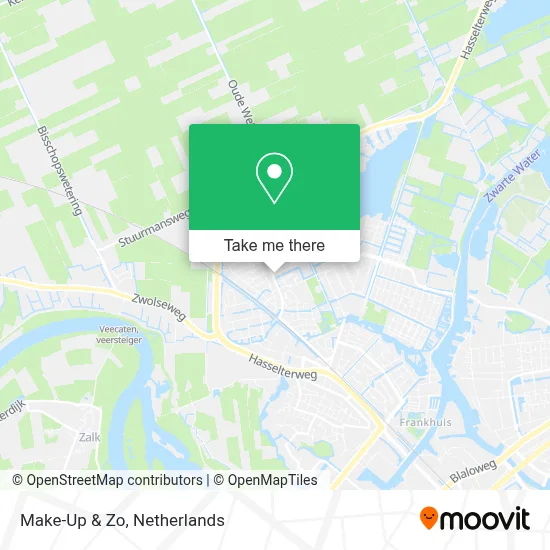 Make-Up & Zo map