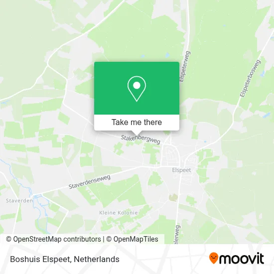 Boshuis Elspeet map
