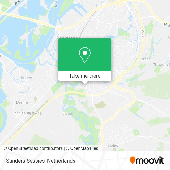 Sanders Sessies map