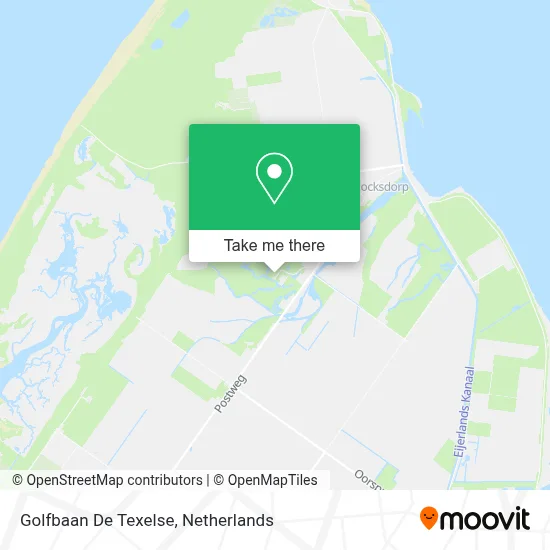 Golfbaan De Texelse map