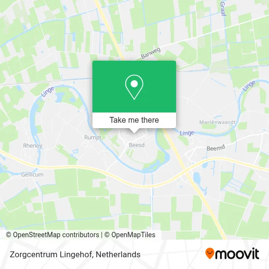 Zorgcentrum Lingehof map