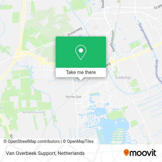 Van Overbeek Support map