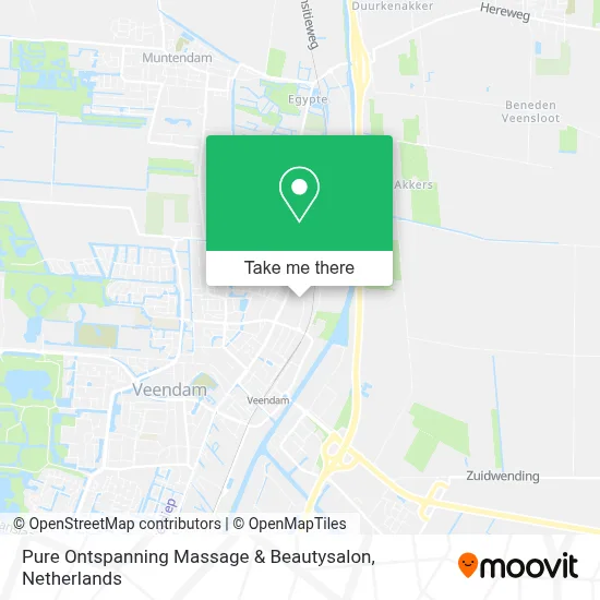 Pure Ontspanning Massage & Beautysalon map