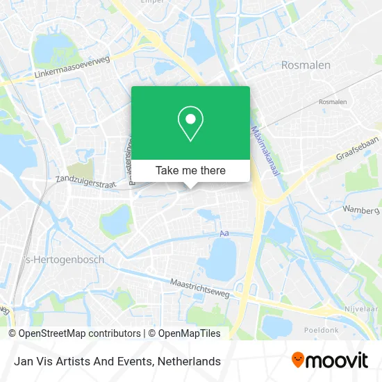 Jan Vis Artists And Events map