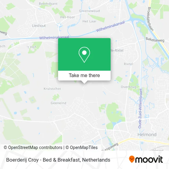 Boerderij Croy - Bed & Breakfast map