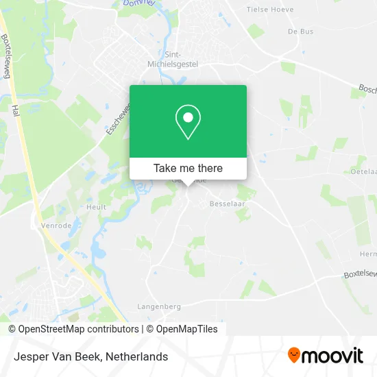 Jesper Van Beek map