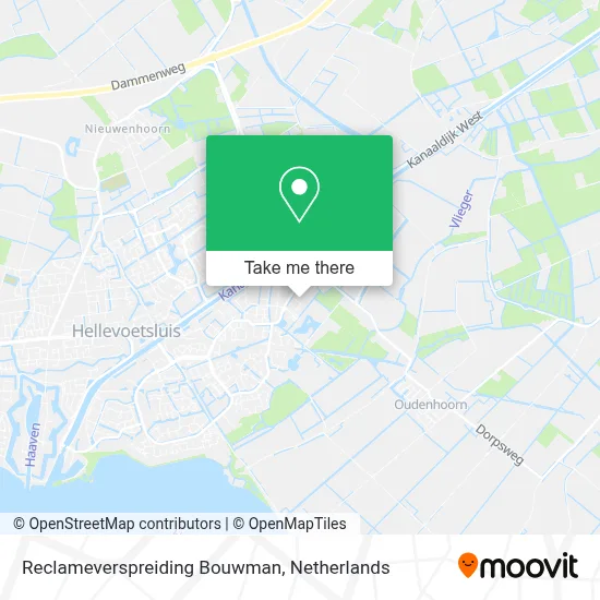 Reclameverspreiding Bouwman map
